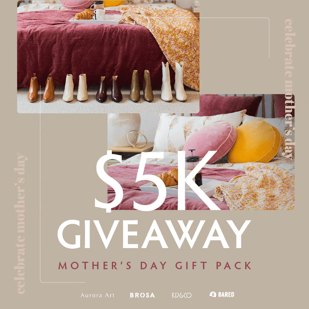 5K Mother's Day Giveaway Bared Footwear
