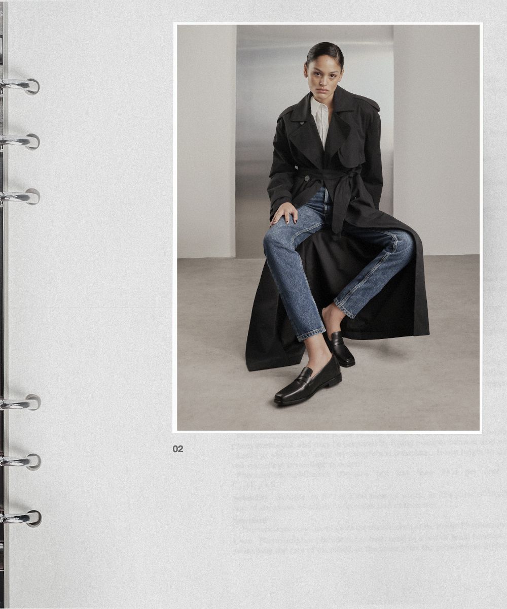Minimal Loafers: Piha Black Leather Loafers