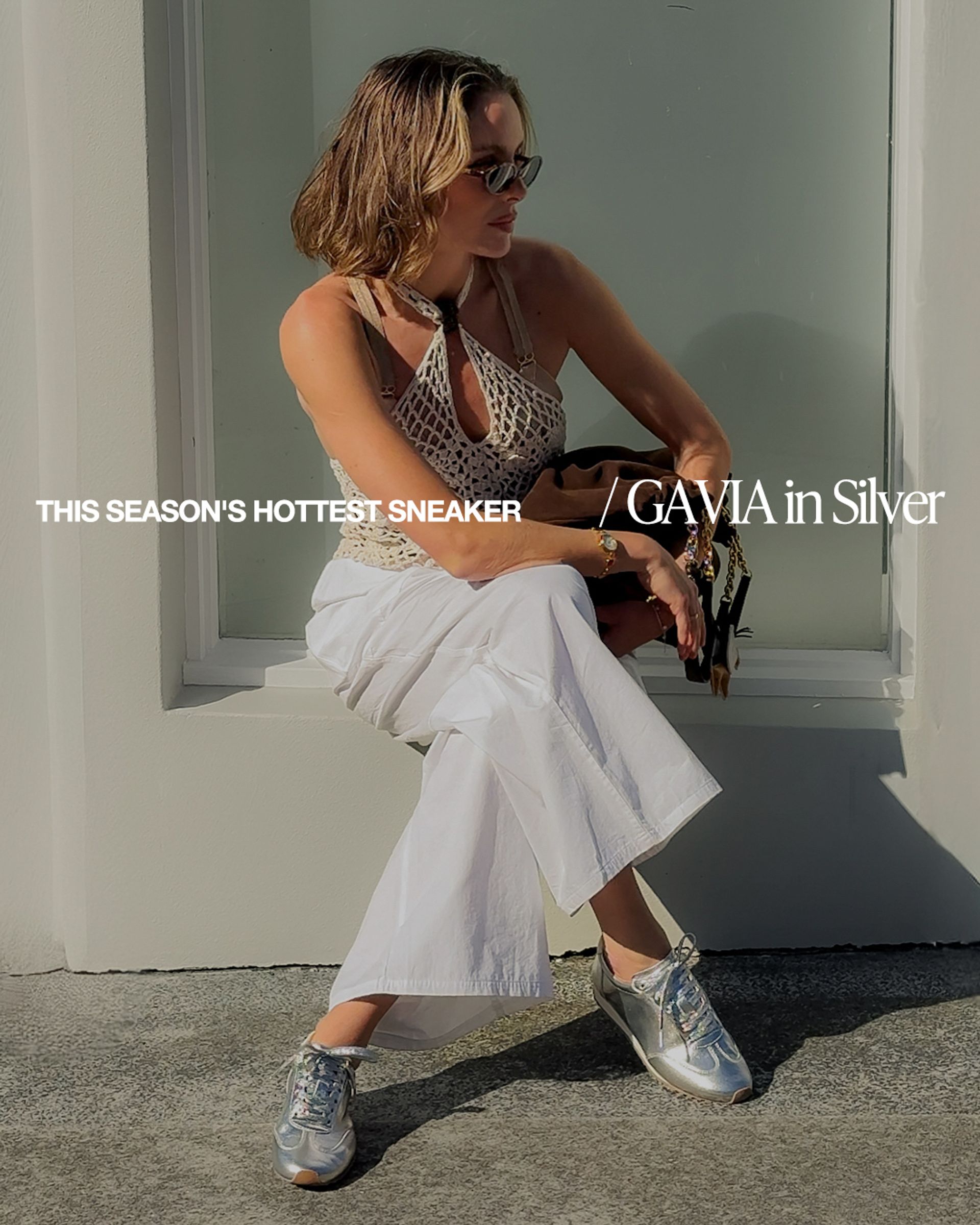 Your silver lining in a sneaker. From tailored looks to weekend denim, Gavia in Silver is styling’s secret weapon. Swipe through for some inspo. >>  #baredfootwear
