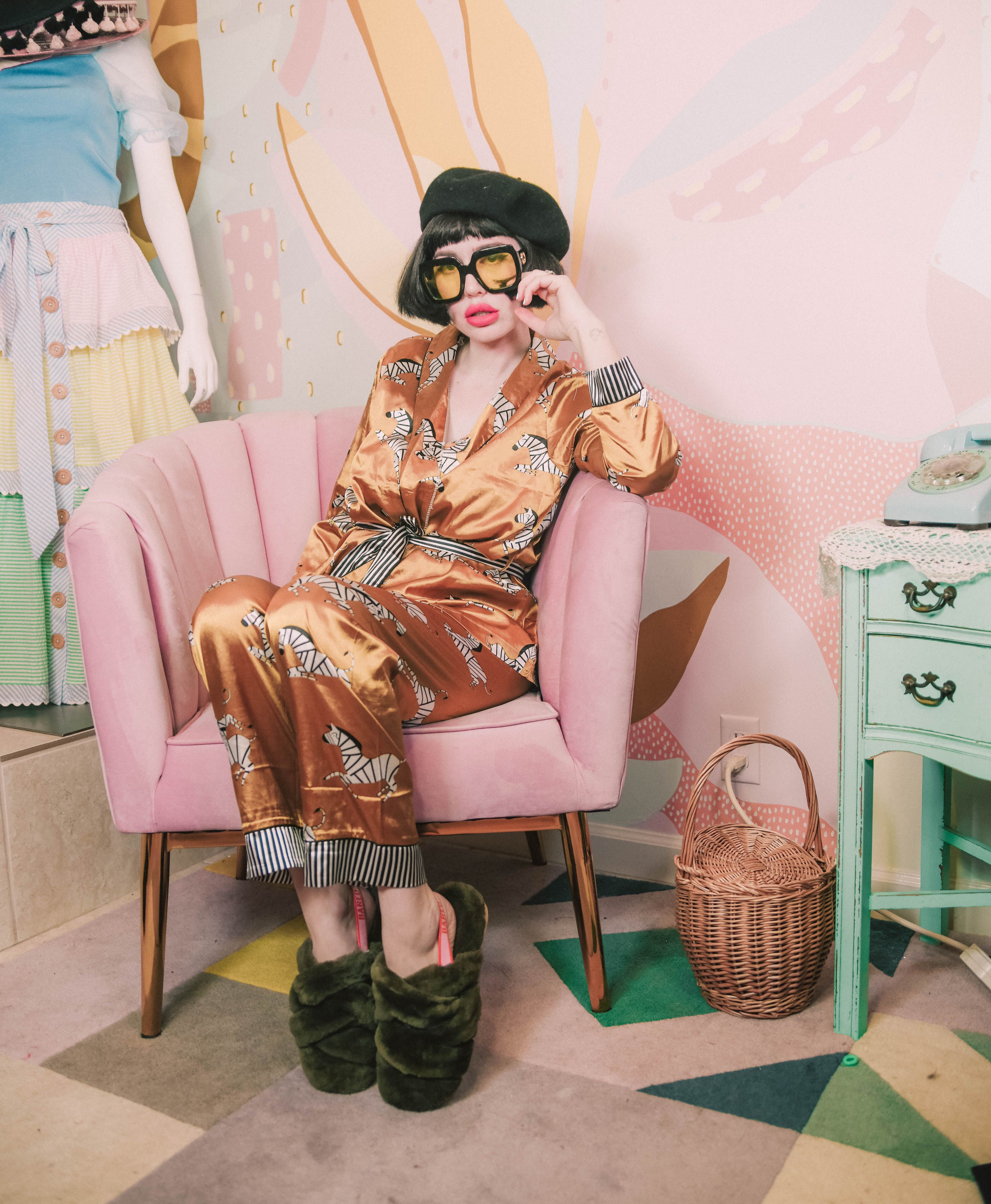 Bared_Footwear_Khaki_Nestling_Slippers