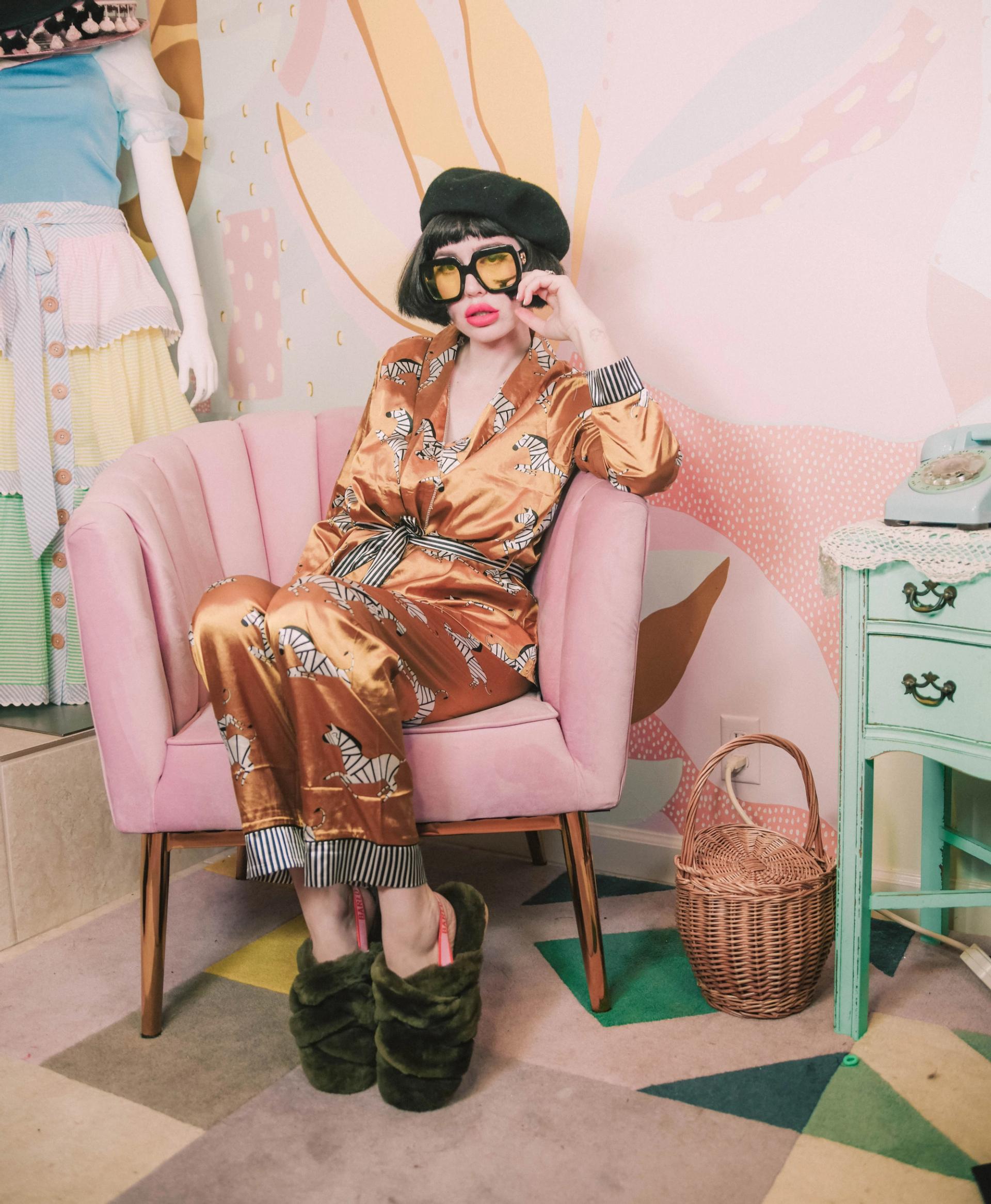 Bared_Footwear_Khaki_Nestling_Slippers