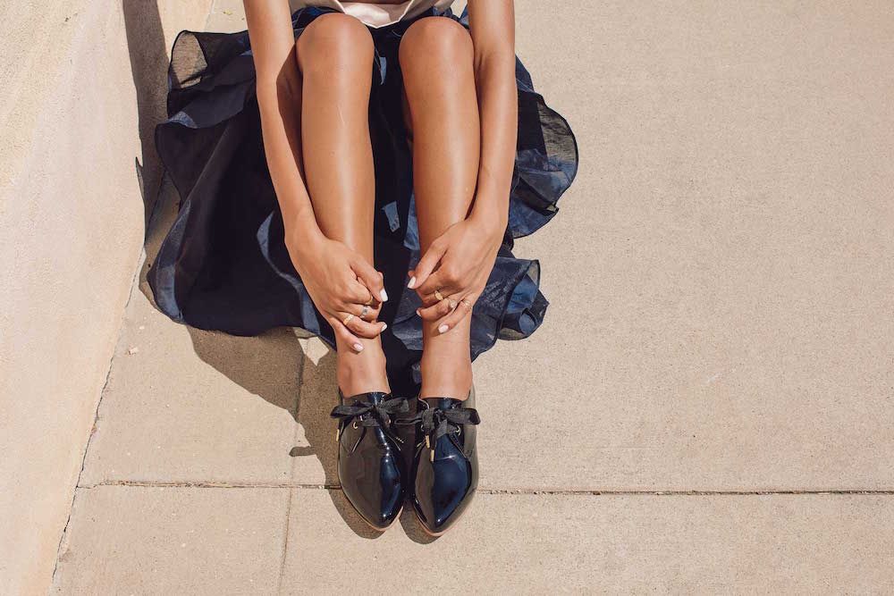 Bared_Footwear_Womens_Dunlin_Black_Lace_Ups_LA_Summer_Close_Up