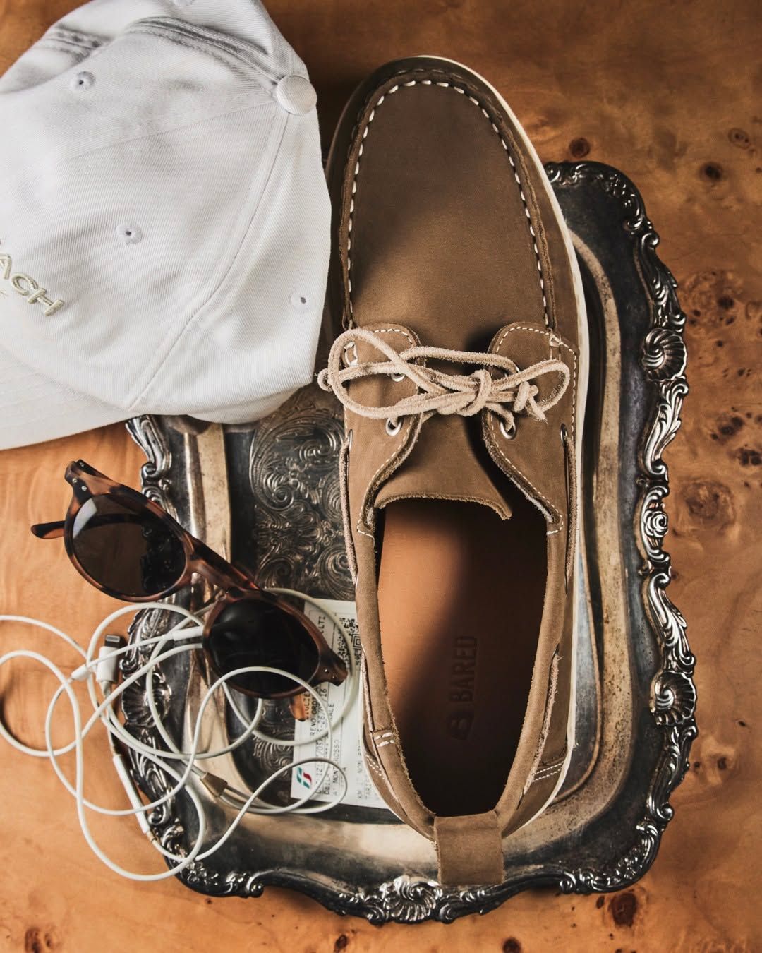 Weekend essentials: a very good boat shoe. #baredfootwear