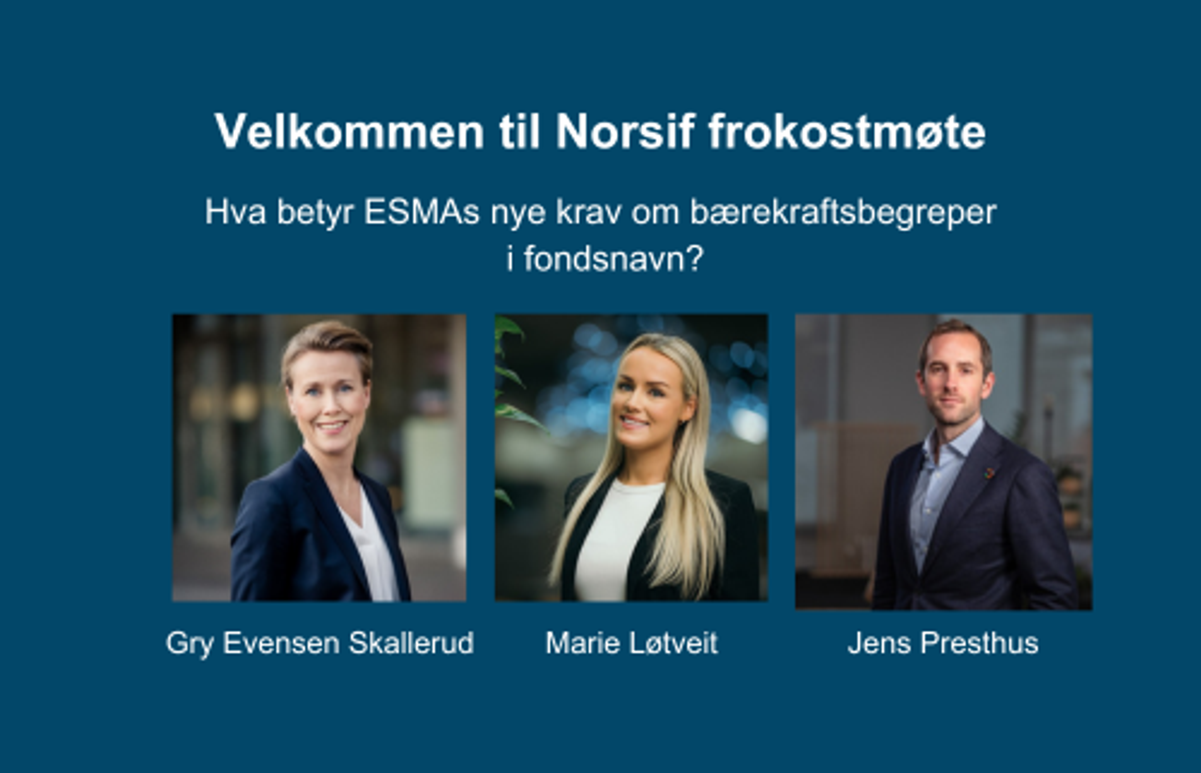 Tidligere arrangementer