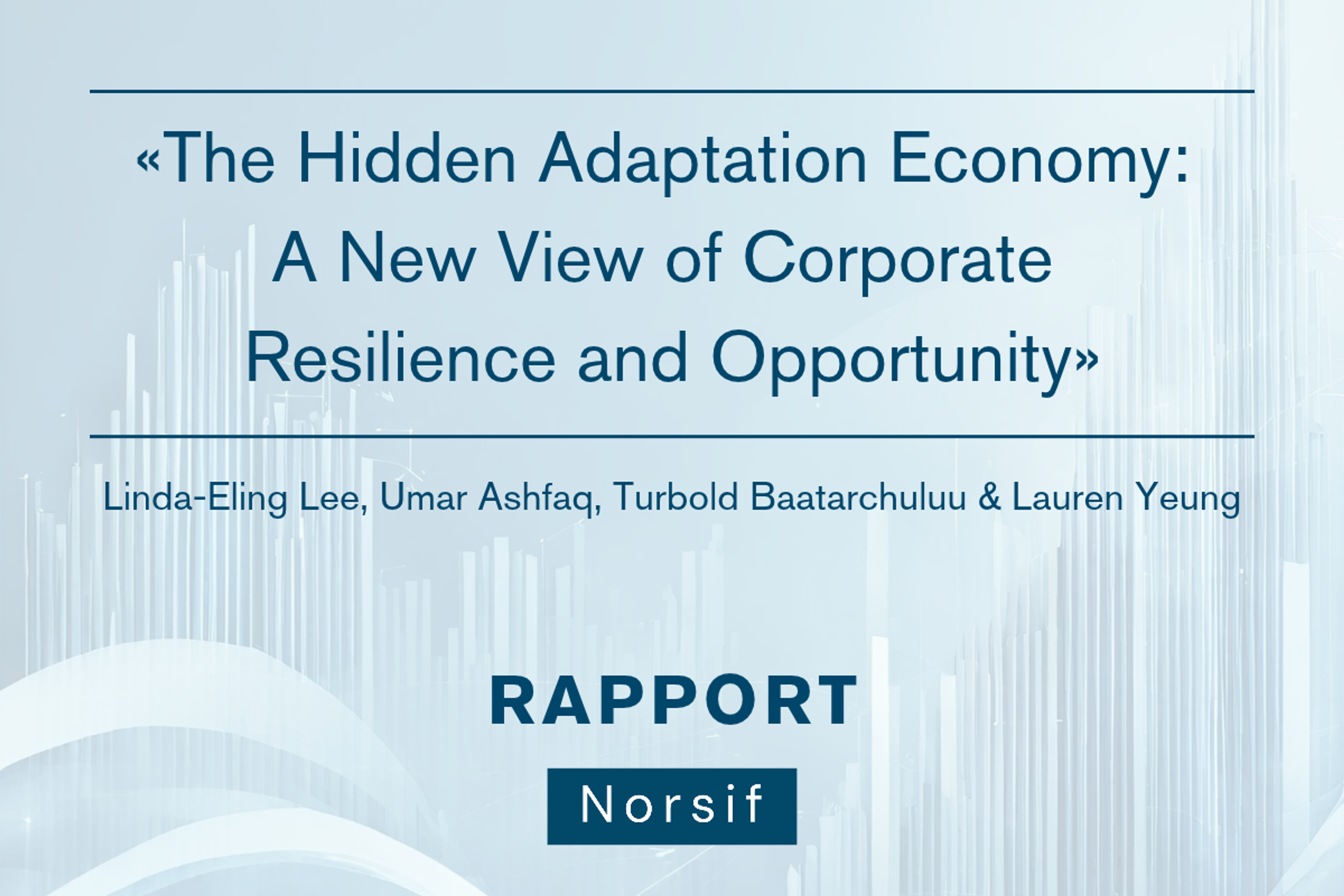 «The Hidden Adaptation Economy: A New View of Corporate Resilience and Opportunity»