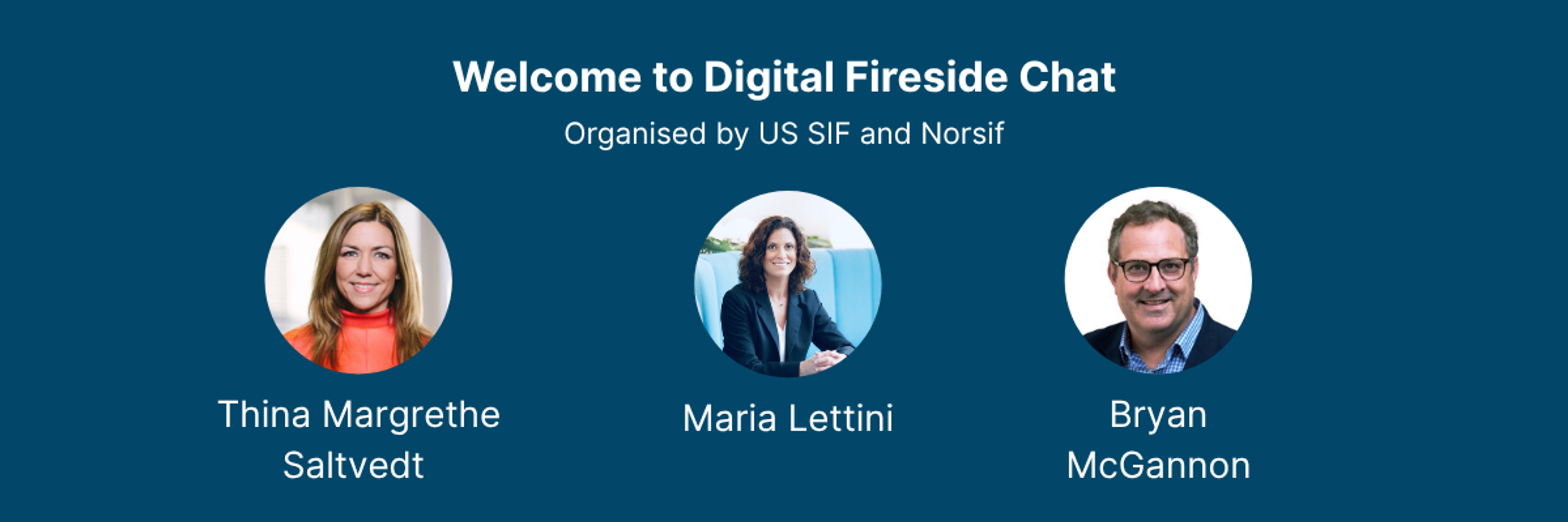 Invitation: Norsif and US SIF Digital Fireside Chat