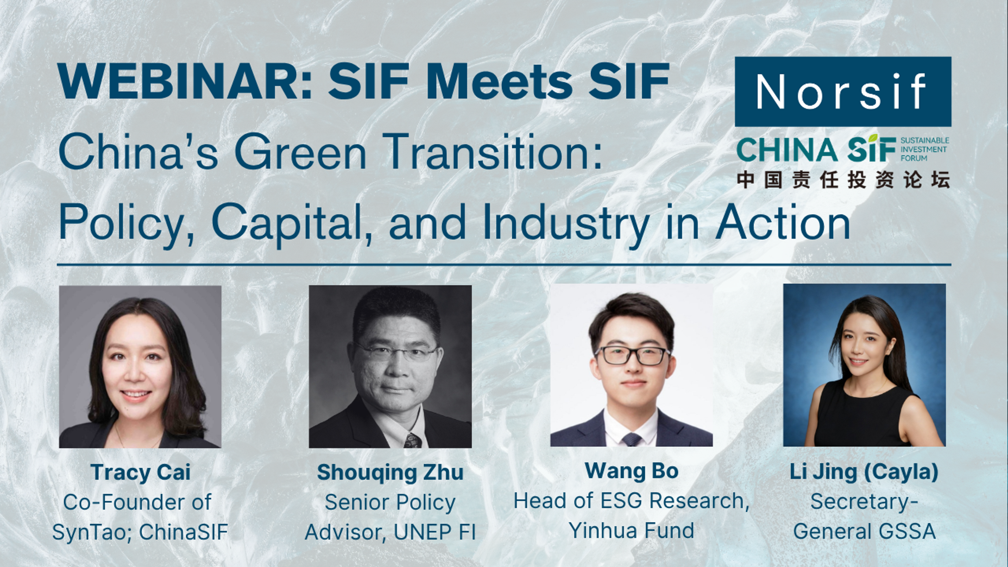 SIF Meets SIF: China’s Green Transition: Policy, Capital, and Industry in Action