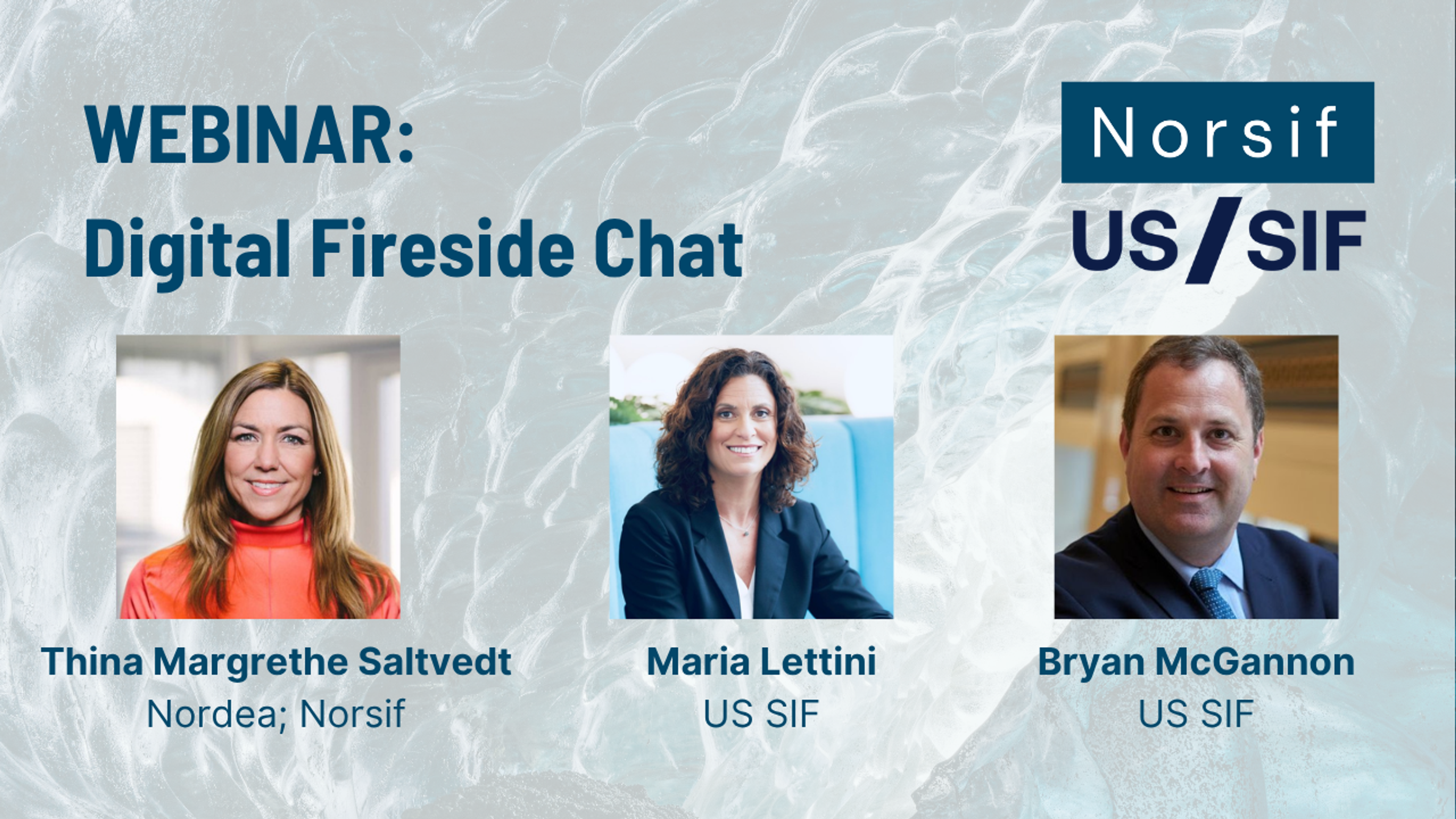 Norsif Webinar: Norsif and US SIF Digital Fireside Chat