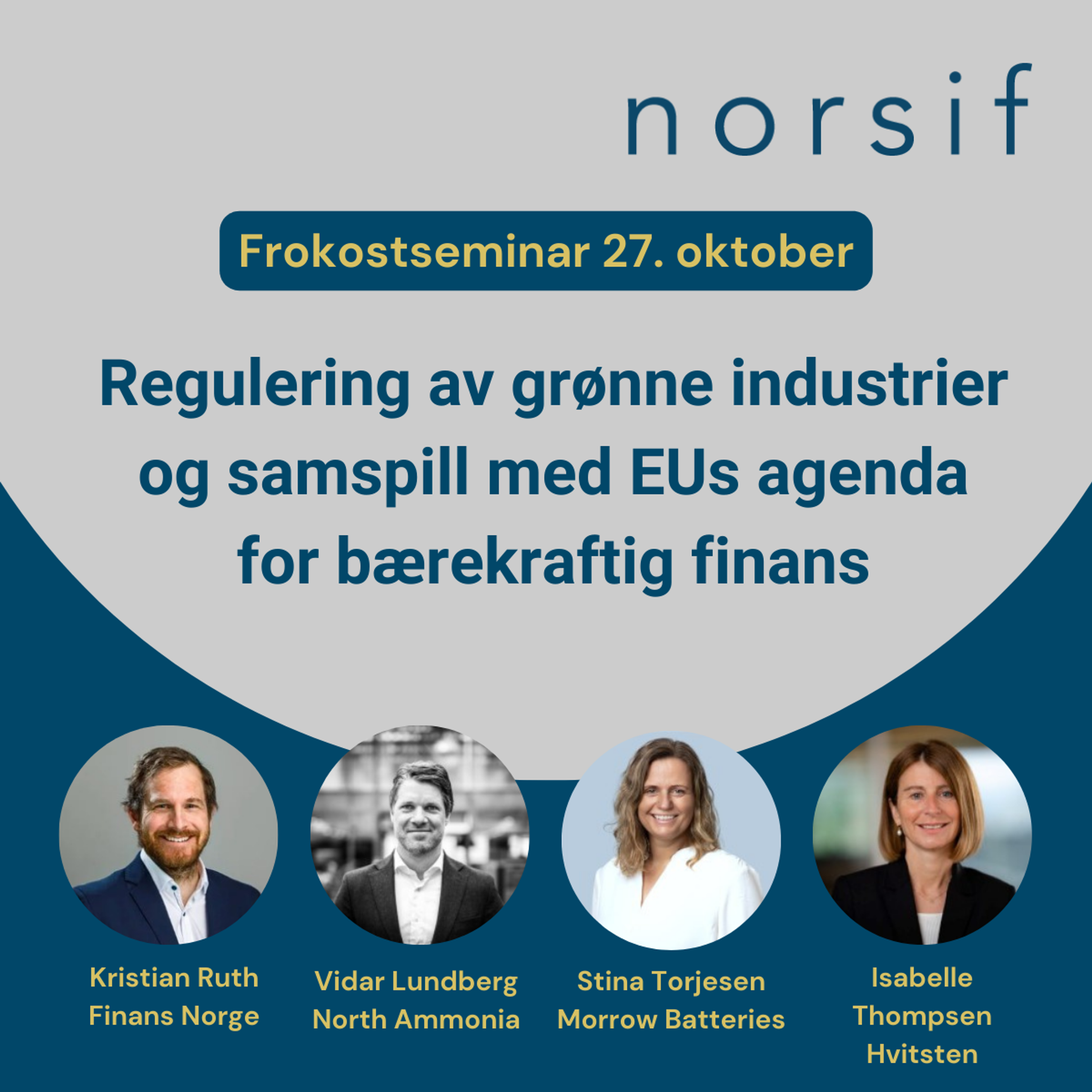 Regulering av grønne industrier og samspill med EUs agenda for bærekraftig finans