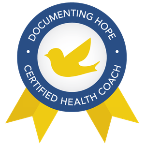 Documenting Hope Certified Health Coach badge