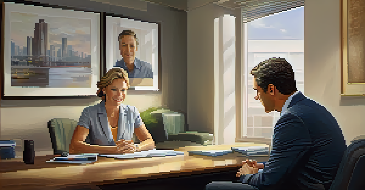 A leader listening to an employee in a cozy office, demonstrating empathy and support.
