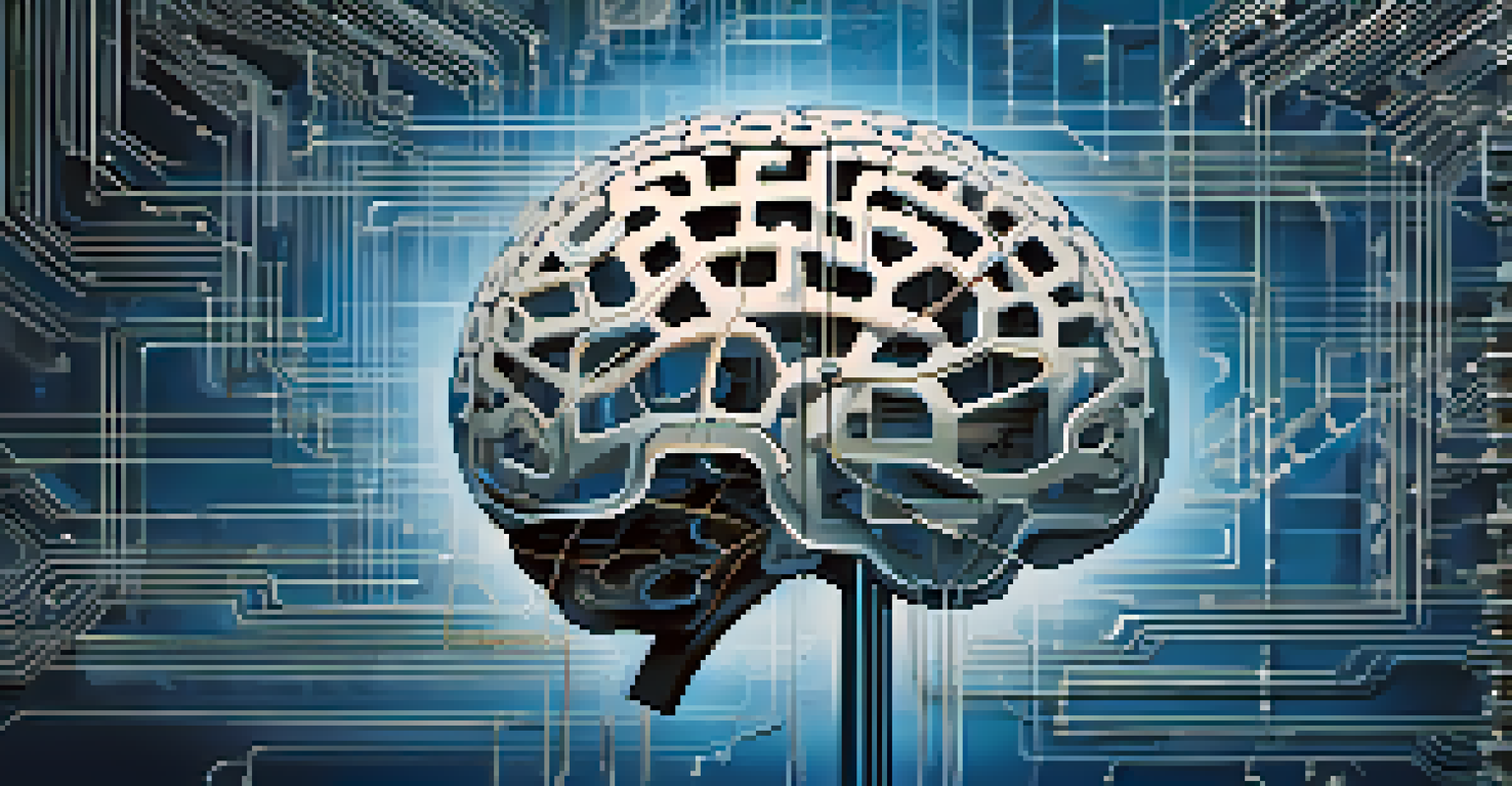 An abstract image of a human brain made of gears and circuits, with glowing connections symbolizing strategic thinking.