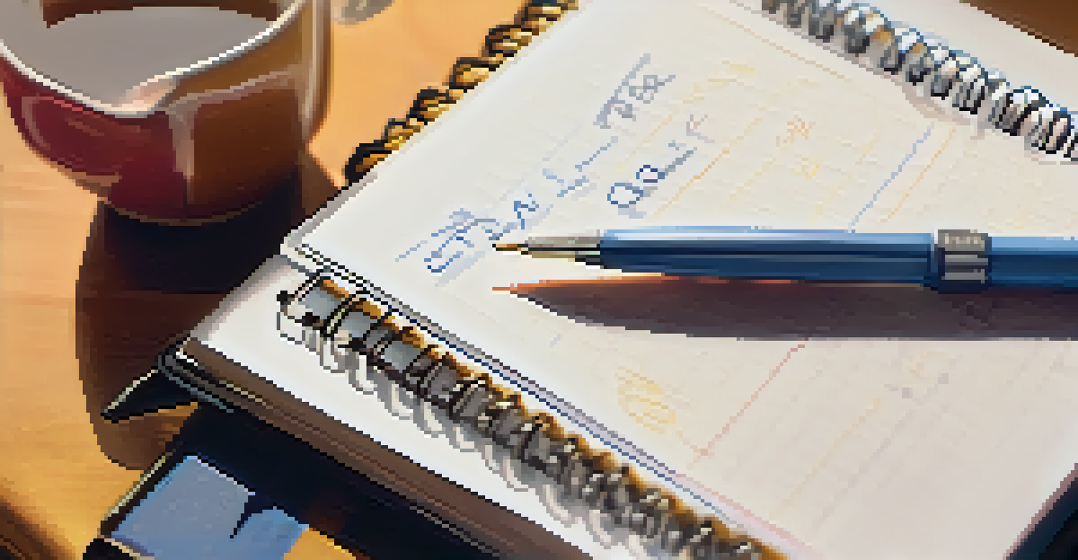 A close-up of an open notebook with SMART goals written on it, with a pen on top, symbolizing life coaching.