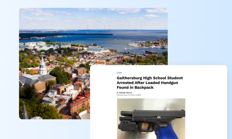 Gaithersburg High School student arrested with loaded gun highlights weapon detection gaps. How AI security systems prevent campus threats.