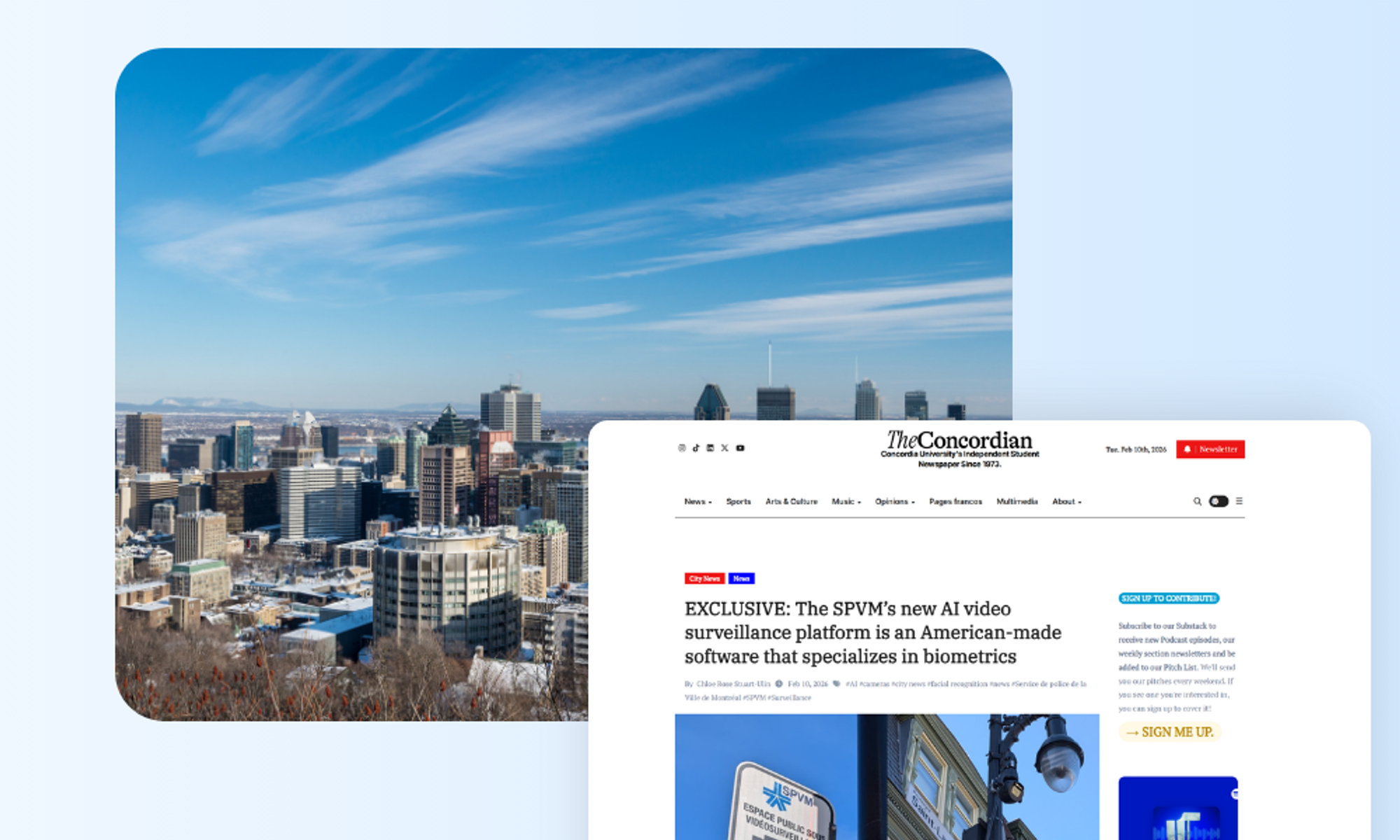 Montreal's SPVM implements new American AI biometric surveillance platform, raising questions about urban security technology adoption and privacy implications.