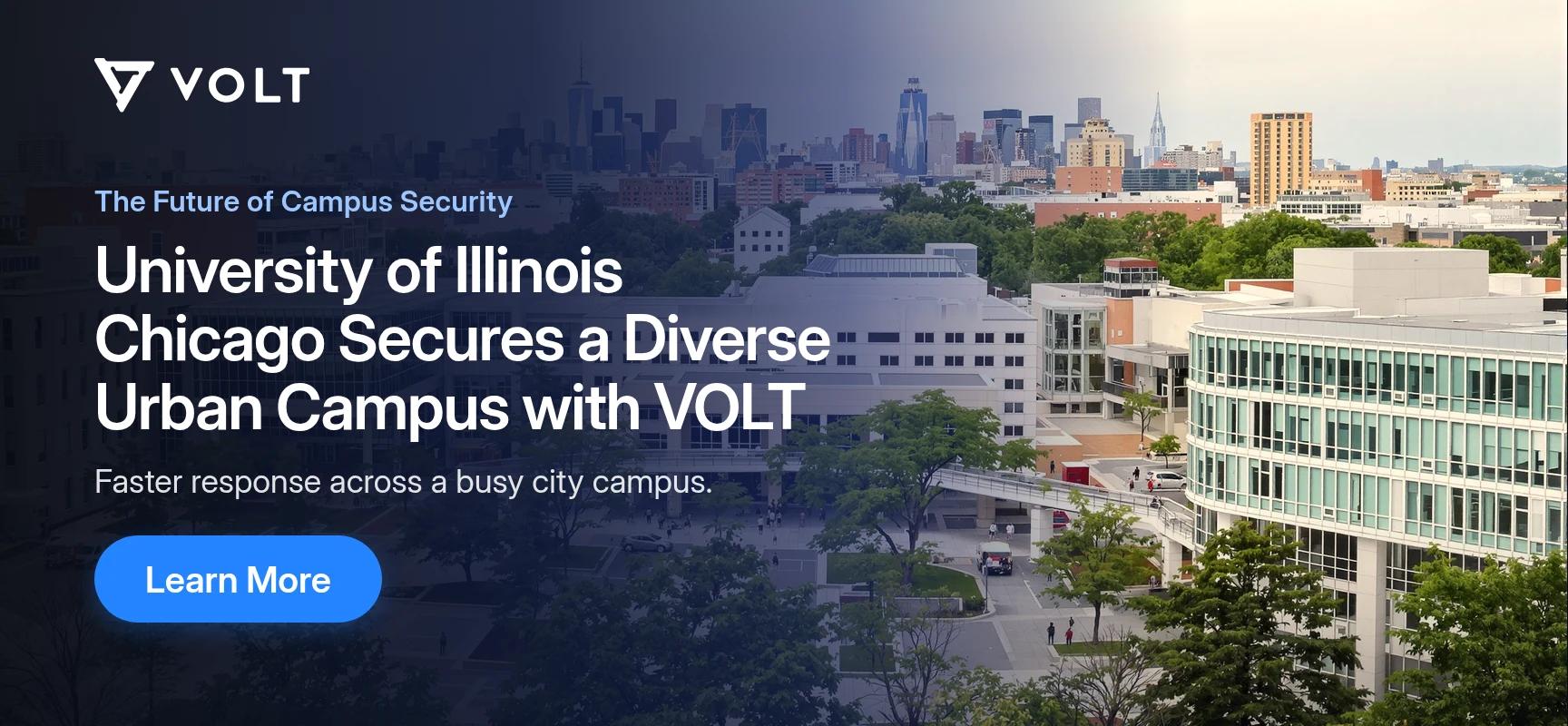 University of Illinois Chicago Secures a Diverse Urban Campus with VOLT