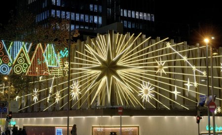 El Corte Inglés Christmas Facade & Atrium Madrid