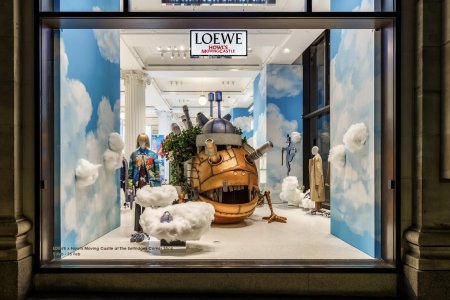 Loewe x Howl's Moving Castle at Selfridges London
