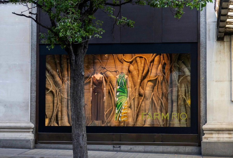 Selfridges Windows for FARM Rio