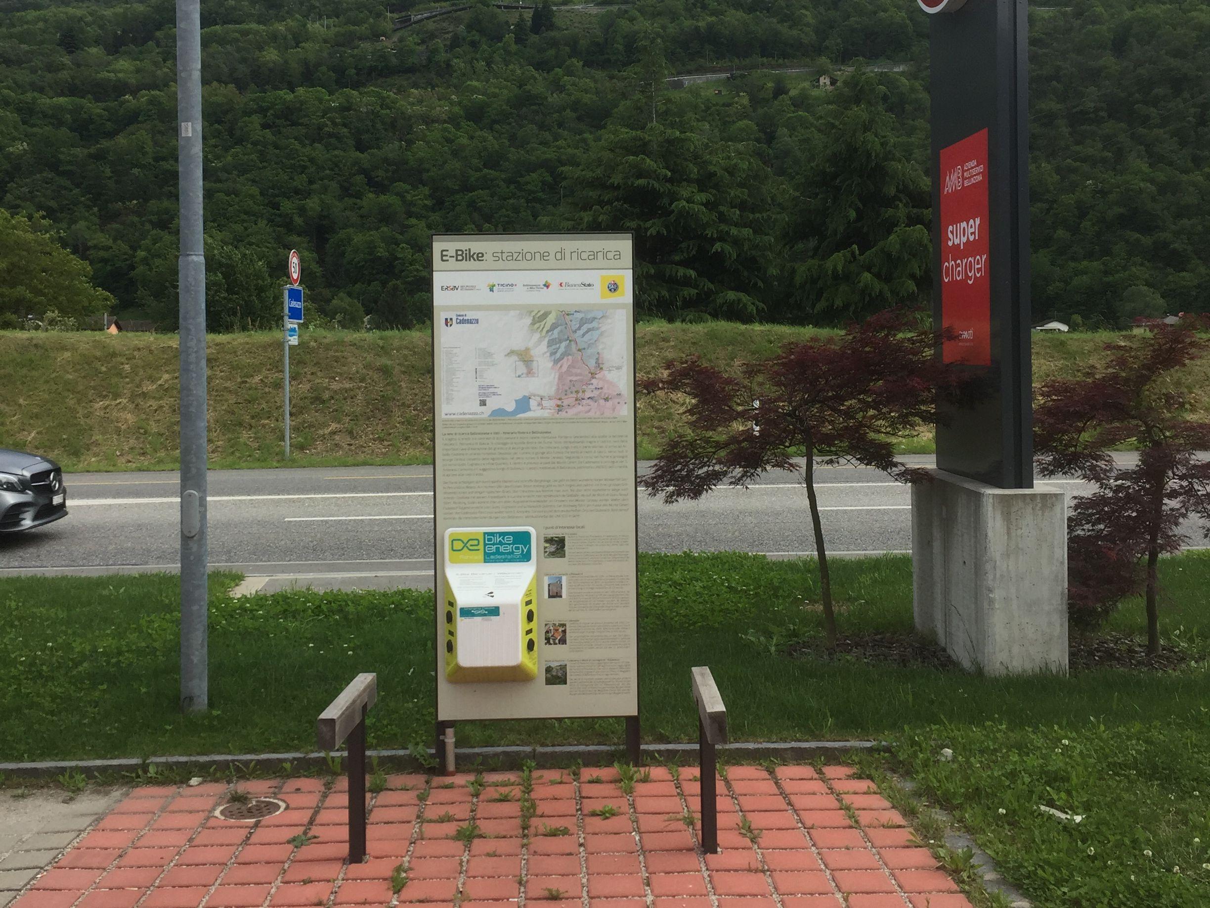 Image 0 - E-bike charging point Cadenazzo - Gusto Ticino