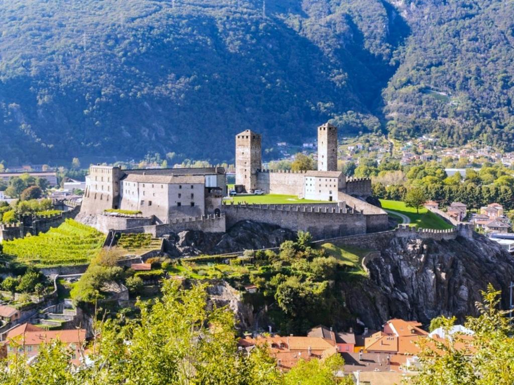 Image 1 - E-bike and lunch at the UNESCO Forteress of Bellinzona