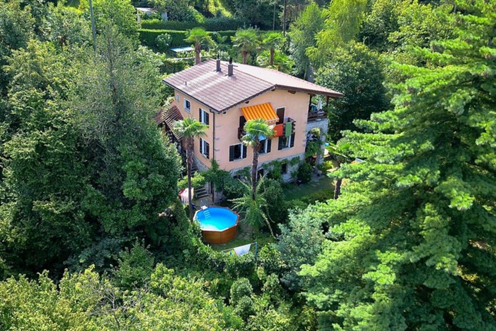 Image 0 - 2,5 room holiday apartment'Casa Mimosa', Sentiero Impieden 1, Ranzo (Sant'Abbondio), Gambarogno