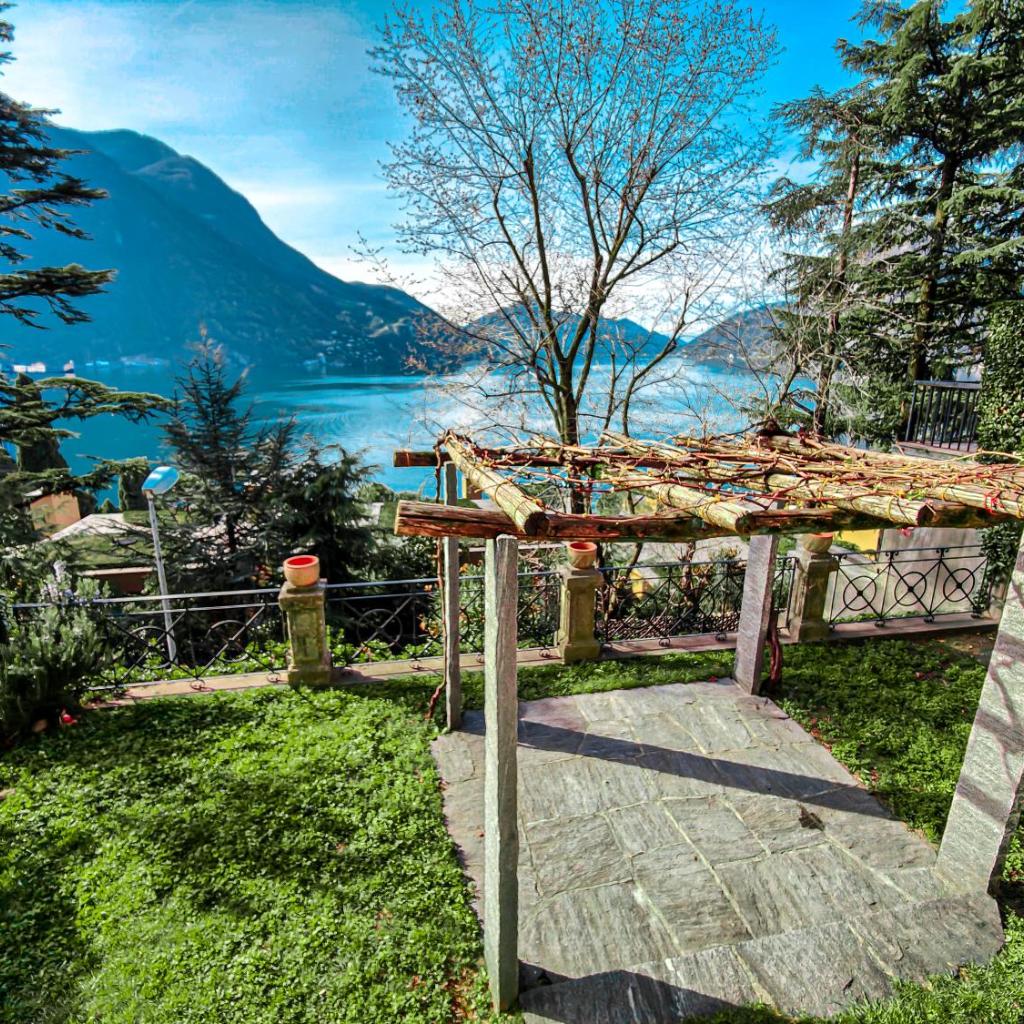 Image 0 - La Castignola con vista lago di Lugano e giardino condiviso