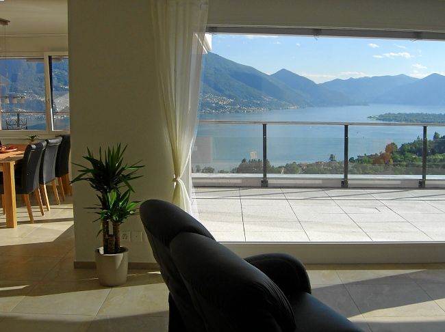 Image 0 - 3,5 room attic apartment, 'Residenza Solaria', Via Passaroro 25, Gordemo-Gordola