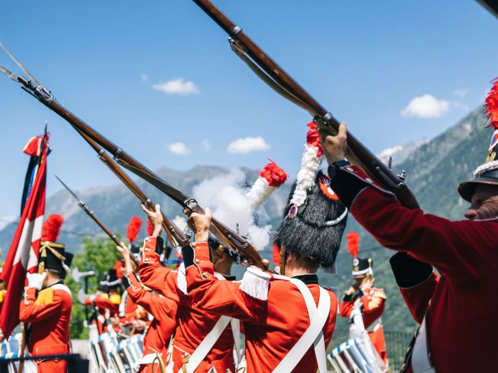 Patronatsfest von San Giovanni – Parade der historischen Miliz von Leontica