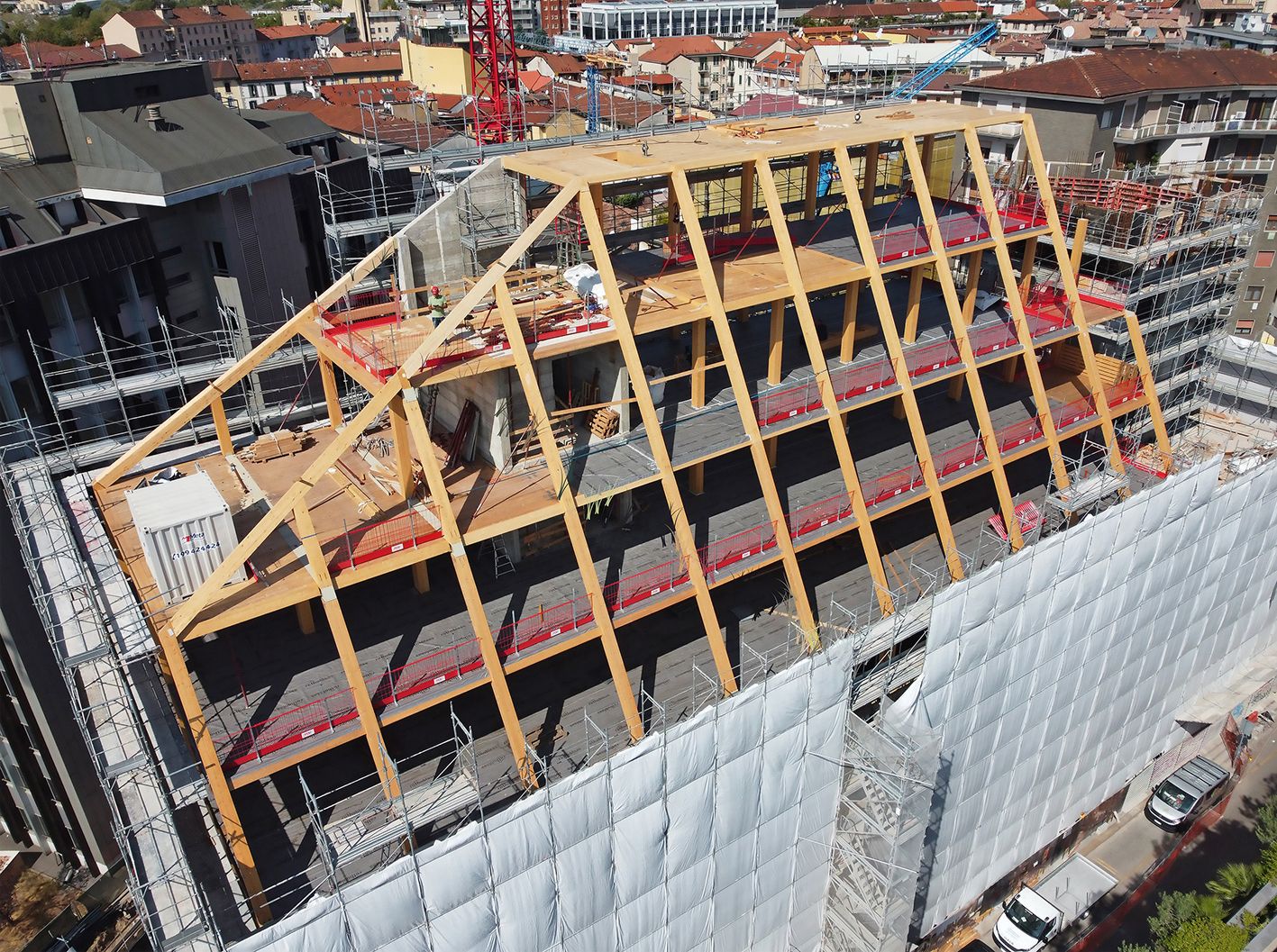 Riqualificazione dell'immobile esistente in Piazza Fidia 1