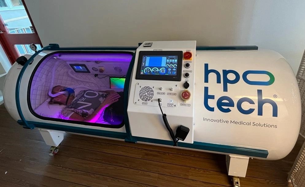 Product gallery image 3 of 4 - detailed view of hyperbaric oxygen therapy chamber features and interior