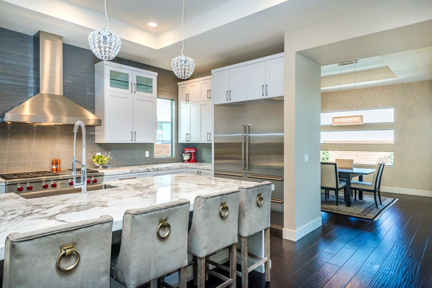 MacDonald Highlands, detail 7: custom cabinetry by LV Cabinets World