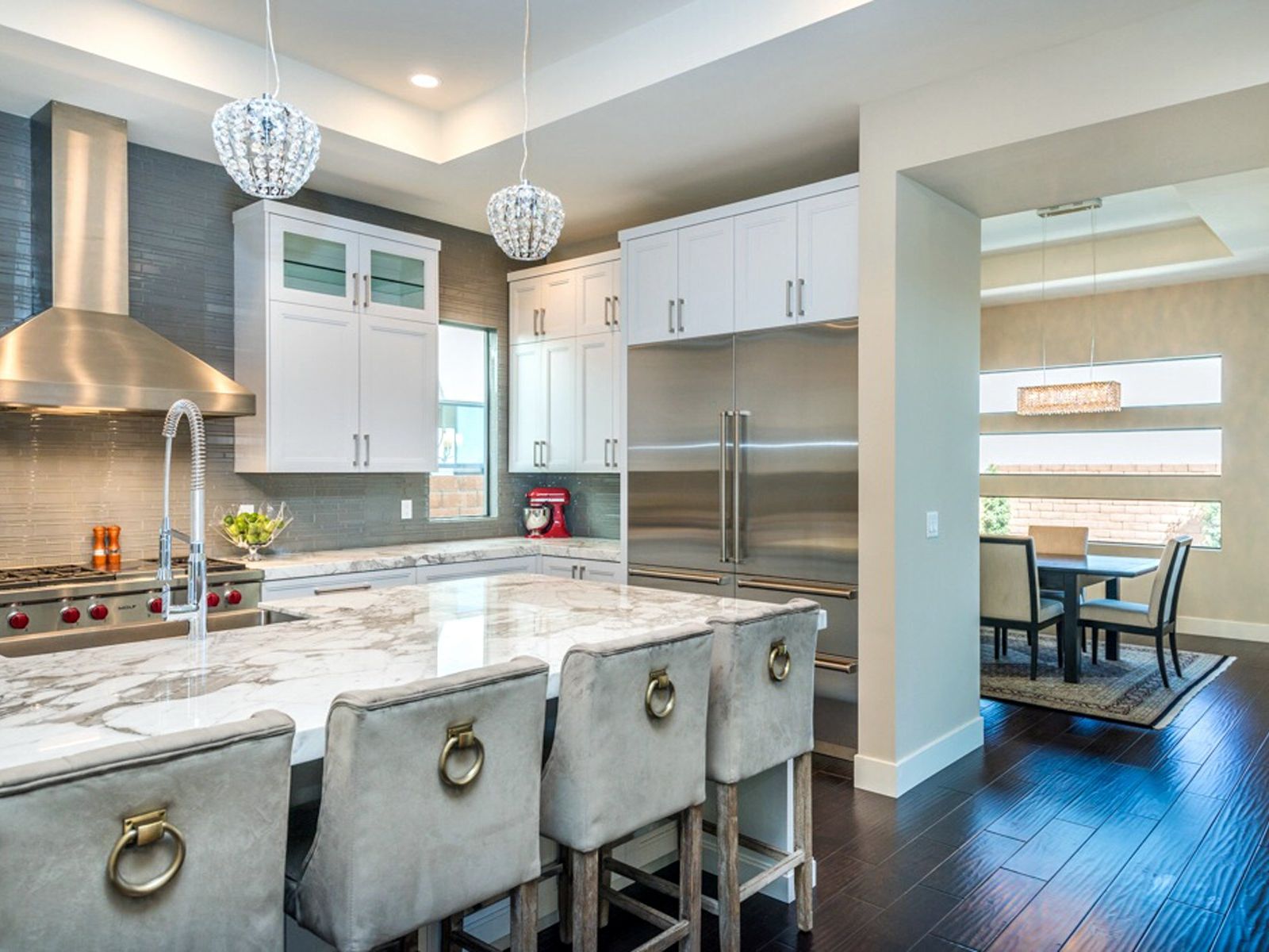 MacDonald Highlands, detail 7: custom cabinetry by LV Cabinets World