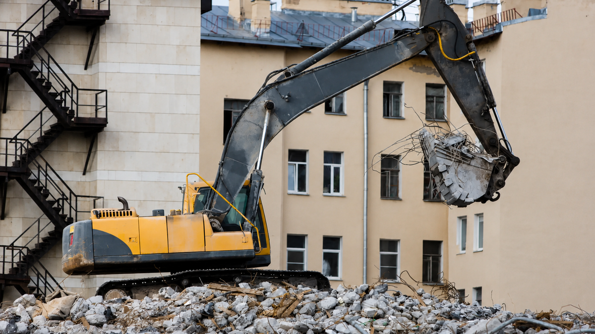 Concrete Breaking & Hauling job