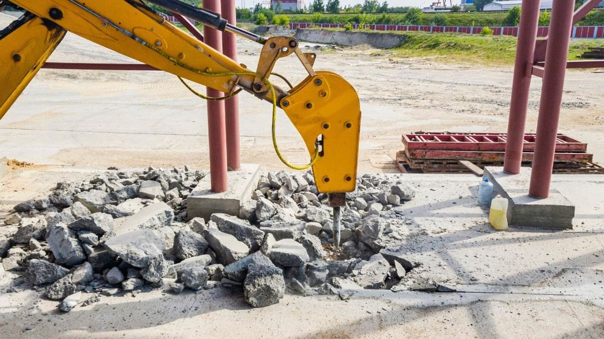 Driveway Removal job