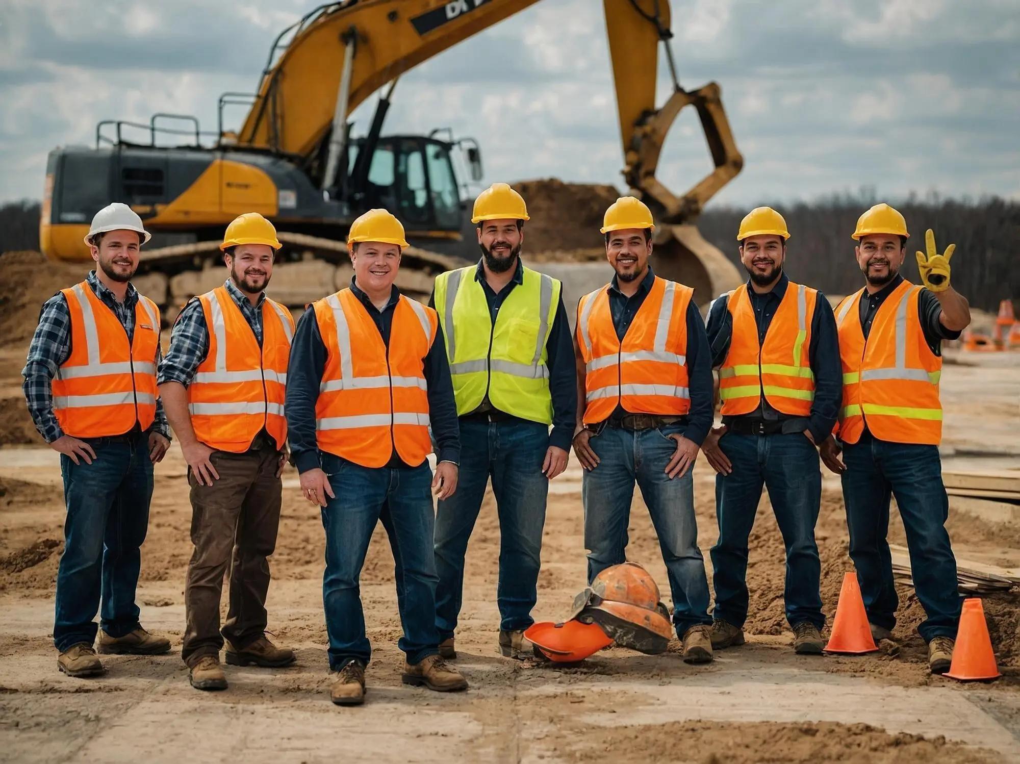 OUSS Civil crew on site in Penrith with heavy excavation equipment, providing professional civil construction, earthworks, excavation, site preparation, and infrastructure services.