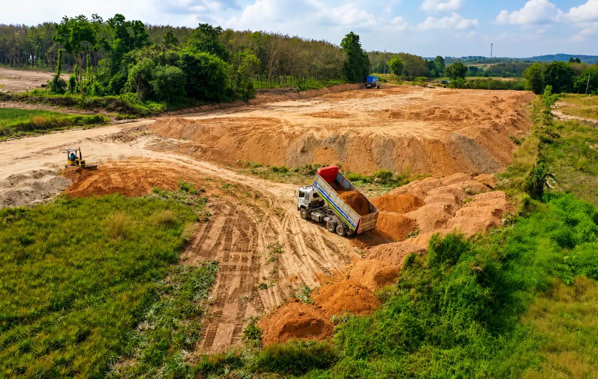 Completed land filling and site preparation project ready for residential or commercial construction in Sydney, NSW.