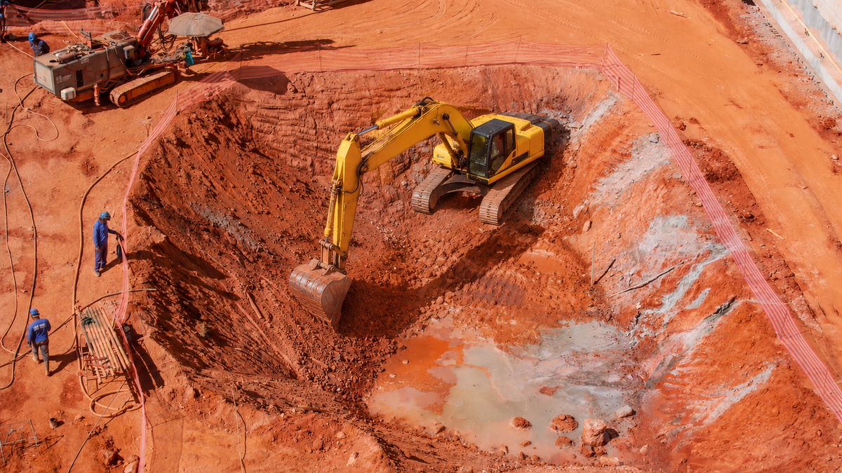 Pool dig, Vaucluse
