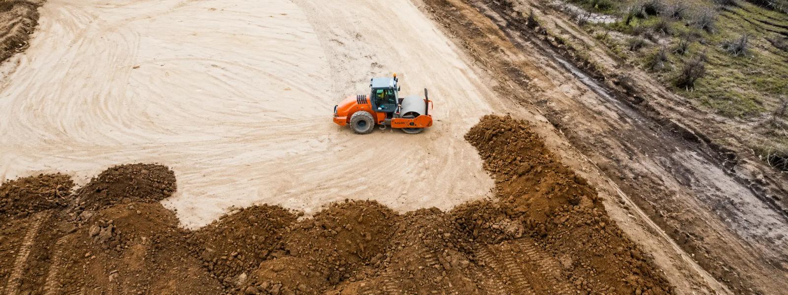 Professional land filling services in Sydney using heavy machinery to level, compact, and prepare sites for residential and commercial construction.