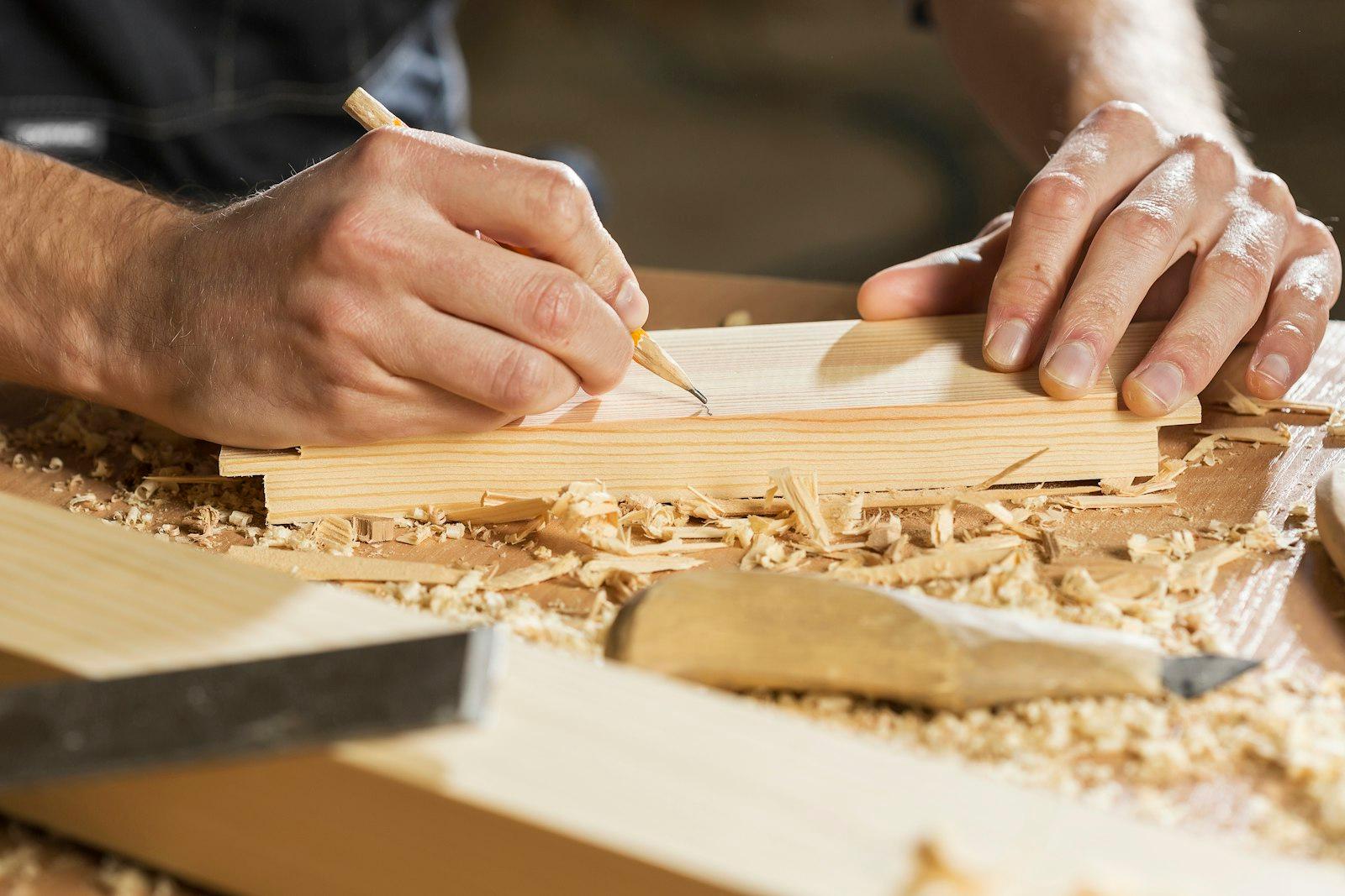 Marking a cut line on a board