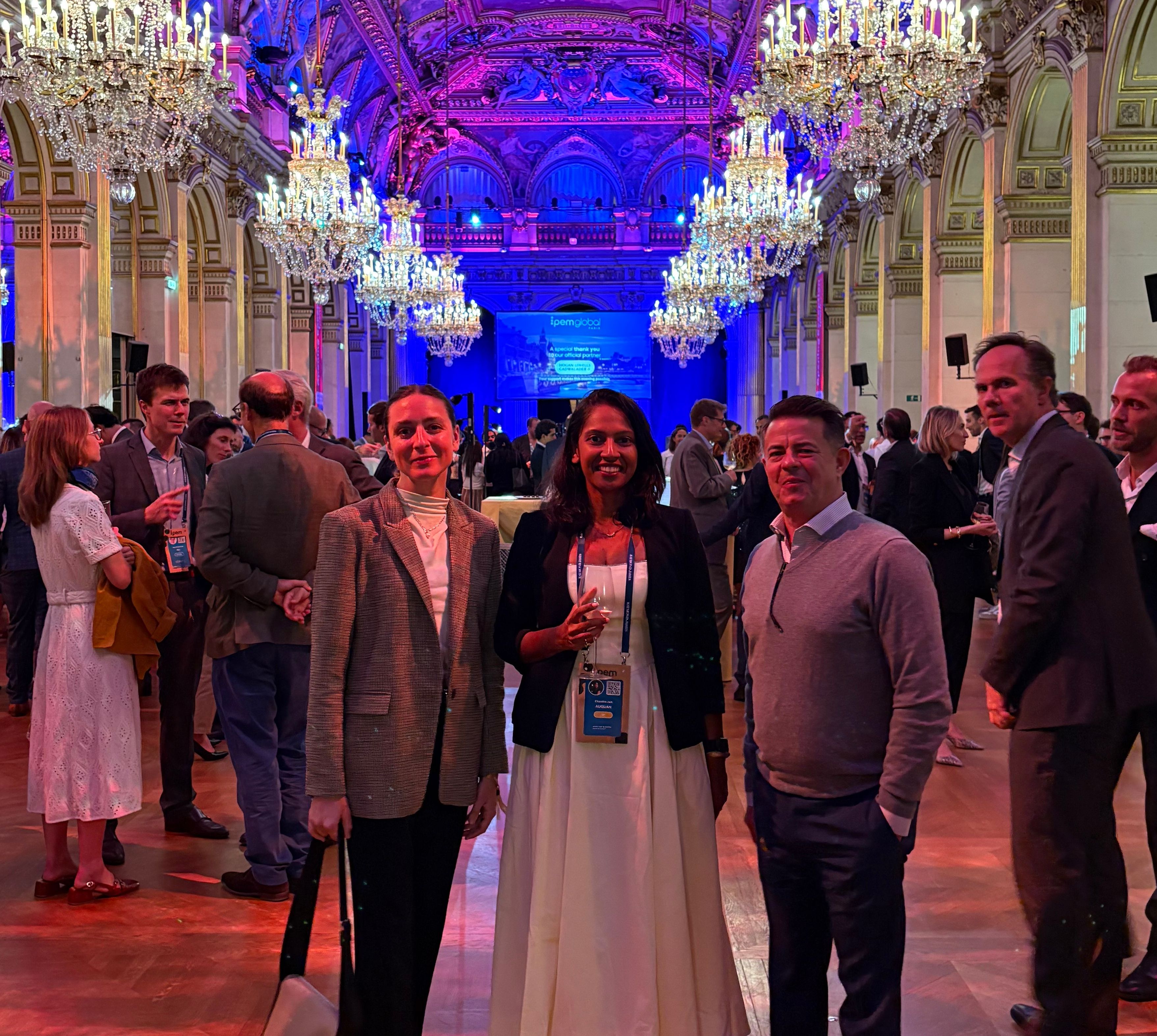 ALFA team members at a conference