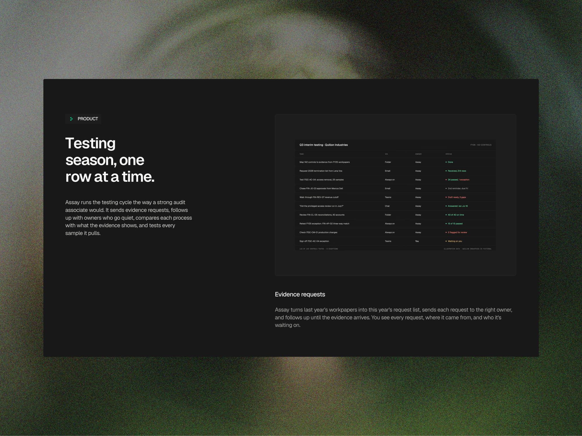 Product Screen