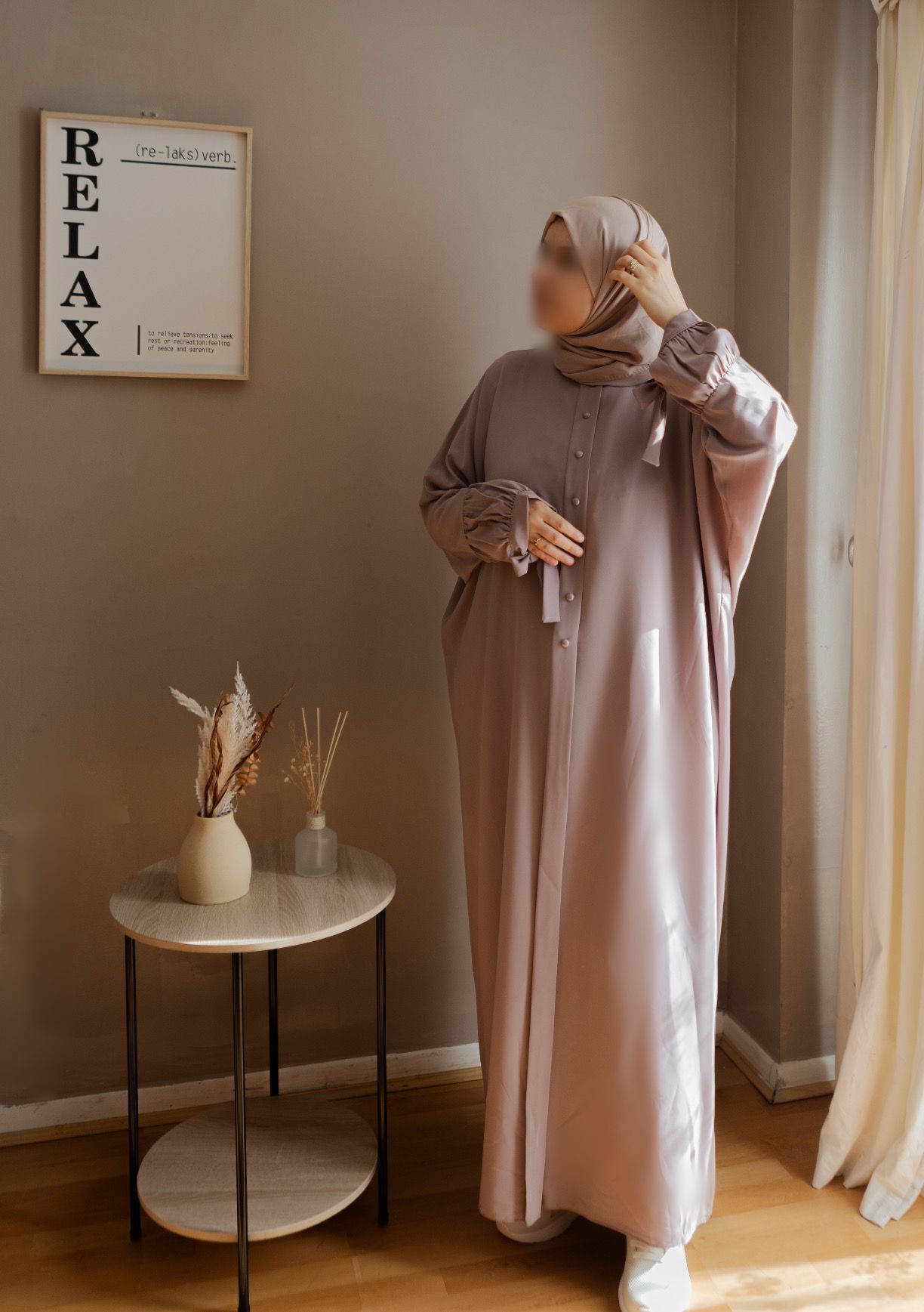 Lina Butterfly Abaya Dress