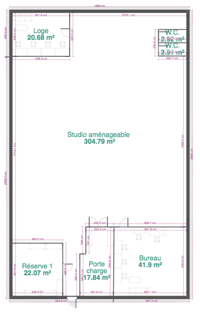 Plan de la Mezzanine