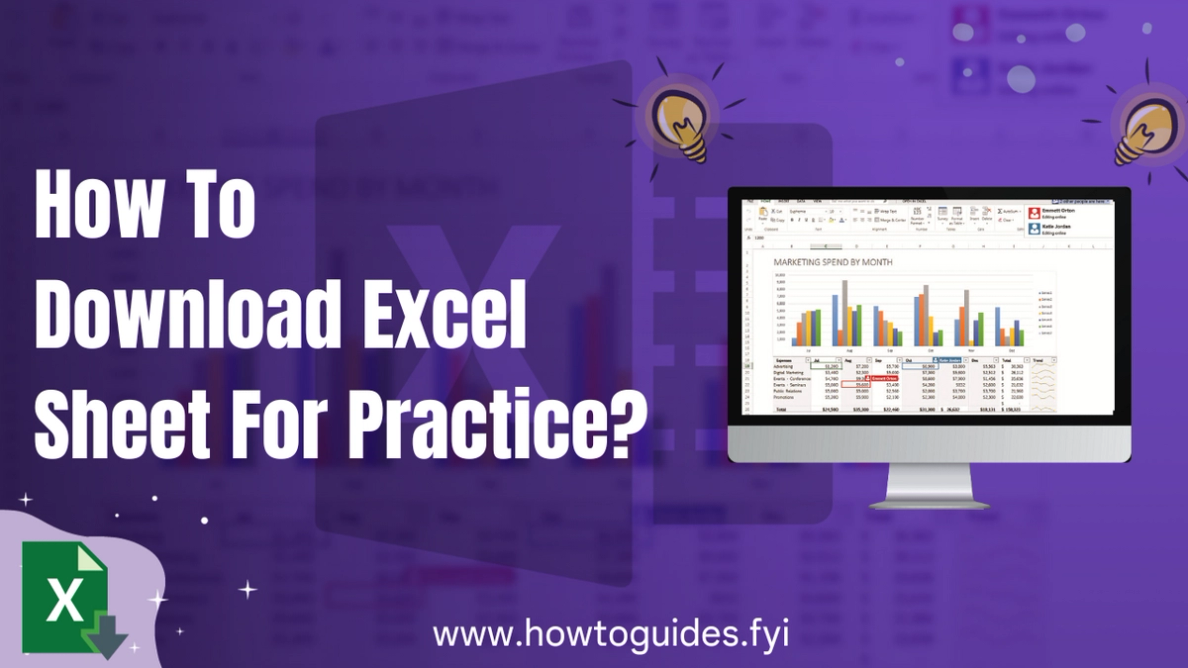 How to download excel sheet for practice?