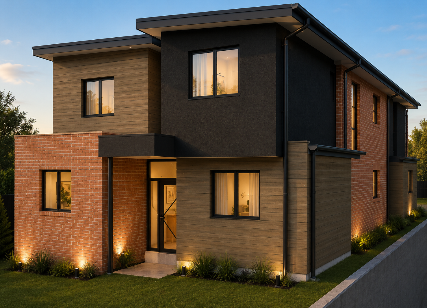 co-living housing design render