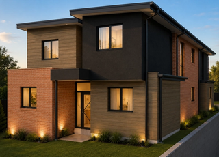 co-living housing design render