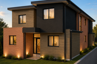 co-living housing design render