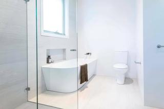 simplistic bathroom