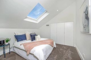 bedroom with skylight